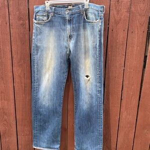 Lucky Brand 181 Bootcut Jeans Men’s 38x32 Made in USA Stretch Denim Medium Wash